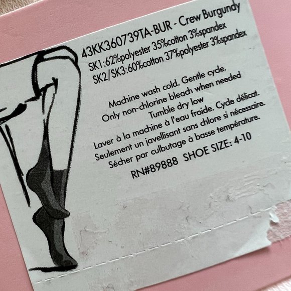 KATE SPADE 3 Pair Crew Socks NWT - Picture 3 of 3